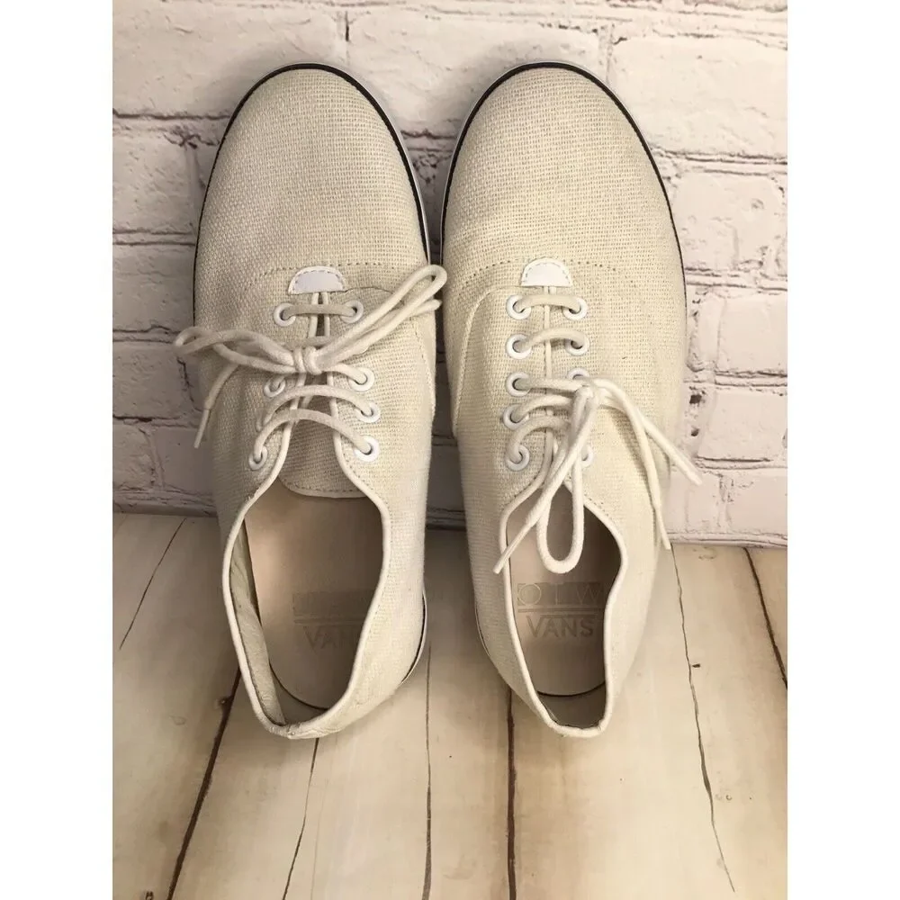 Vans Of the Wall OTW Sneakers Mens 7,5 Low Top WhiteOff Skateboard Shoes Neutral